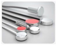 Temperature probes with round plate