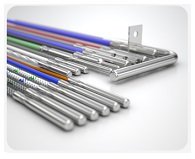 Temperature probes with metal tube